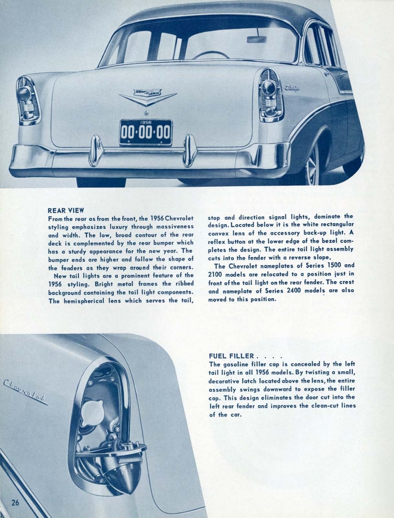 1956 Chevrolet Engineering Features Brochure Page 16